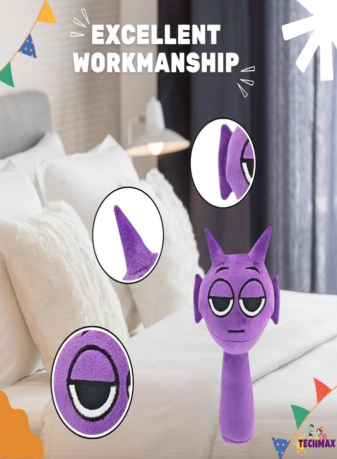 TechMax Solution Purple Sprunki Plush Toys - Image 4